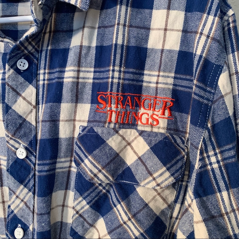 Stranger Things plaid flannel